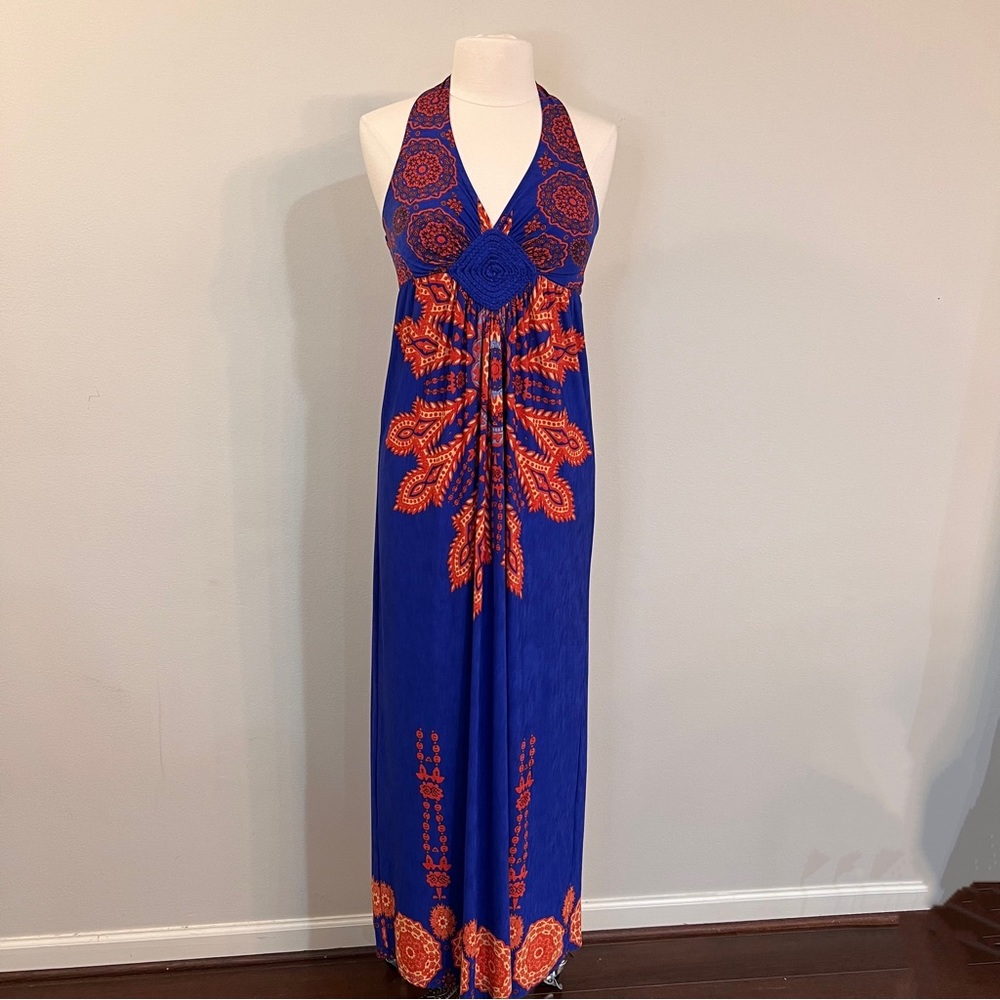 MM Couture by Miss Me Maxi Dress Juniors XL. Built-In Bra, Flowy & Flattering